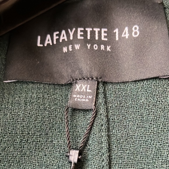 NEW! Amazing Lafayette 148 Nouveau Crepe Hemingway Wool Jacket/Coat size XXL - Picture 14 of 14